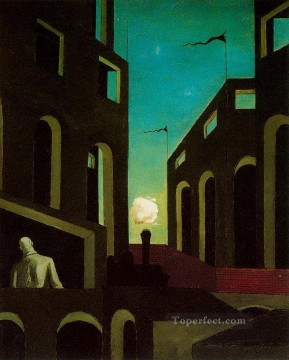 Giorgio de Chirico Painting - happiness of returning 1915 Giorgio de Chirico Metaphysical surrealism